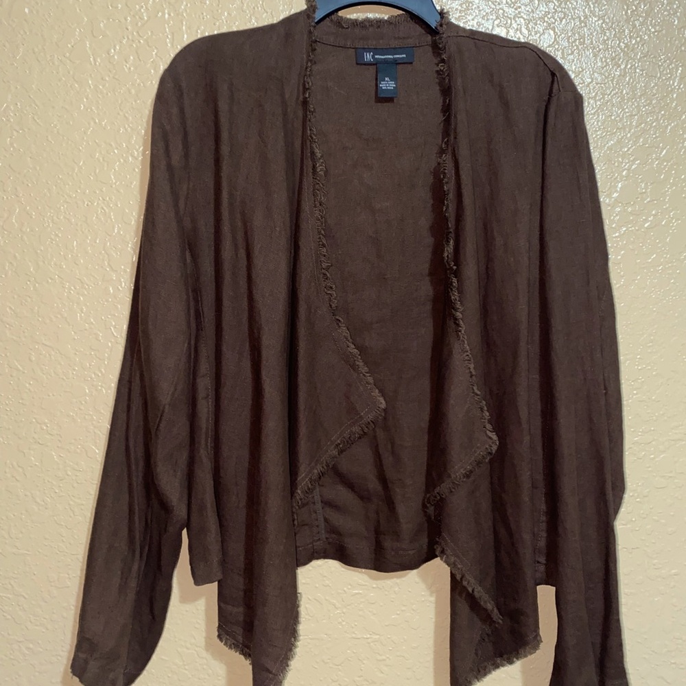 International Concepts Brown Cardigan